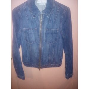 Vintage Tommy Hilfiger Denim Jacket Wom.‎ Small Anchors, Flags
